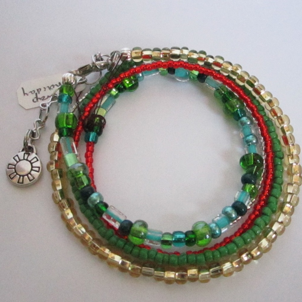Women's Wrap Beaded Bracelet "Holly"